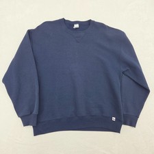 Vintage 90  s Russell Athletic Blank Navy Crewneck