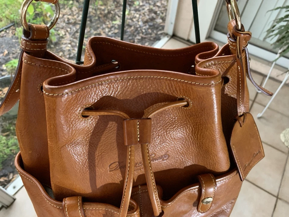 Vintage Dooney & Bourne Florentine Vacchetta Leather Bag Great Cond Very Clean  - Image 4 of 4