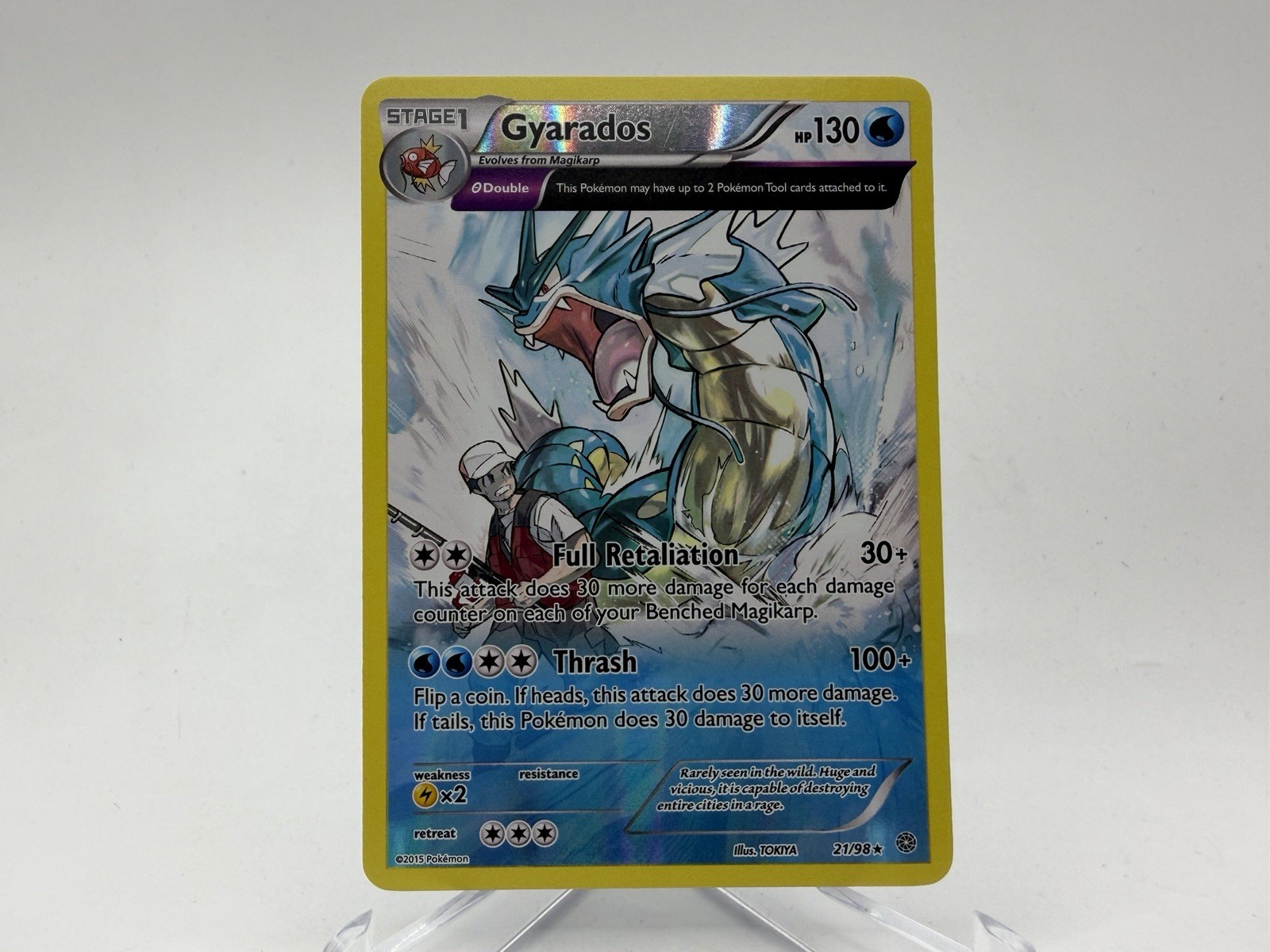 Gyarados 2015 XY: Ancient Origins #21/98 Reverse Holo Price Guide