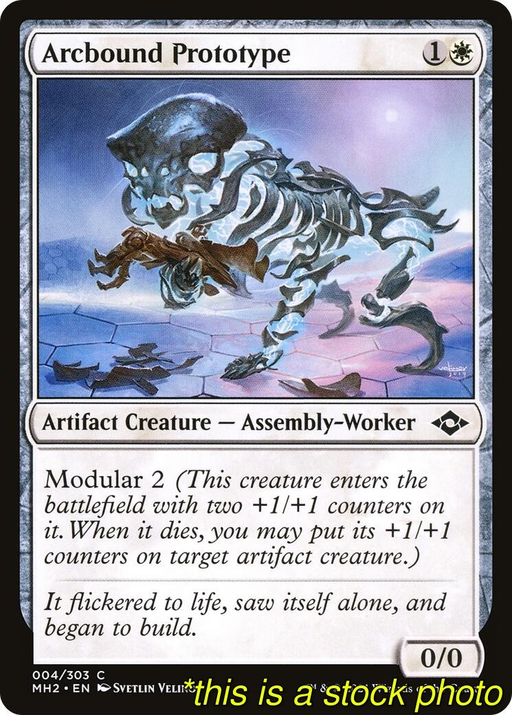 Magic Arcbound Prototype Modern Horizons 2 4 Foil Lightly Played
