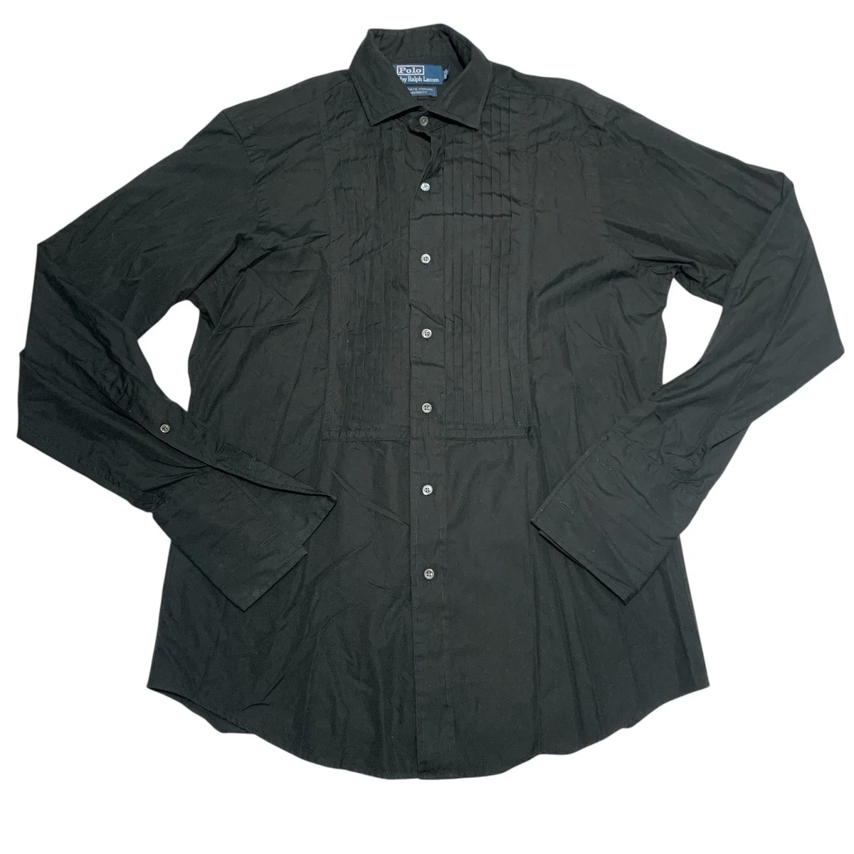Black French Cuff Dress Shirts for Men for sale | eBay