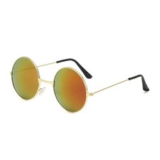 Various Colors Casual Style Metal Sunglasses Dark Lenses Ergonomic Design
