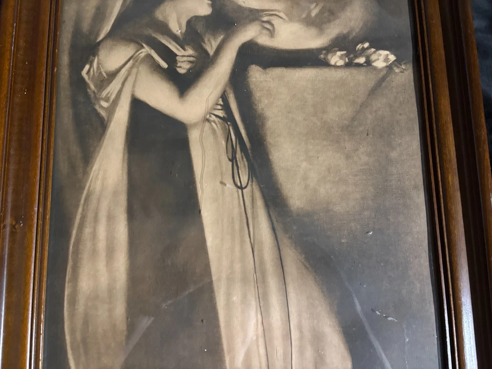 Isabella and the Pot of Basil  / John White Alexander / Print in 18"x31" frame - Image 3 of 4