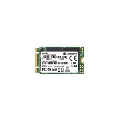 Transcened MTS400S 64GB M.2 2242 SATA III B+M Key, MLC NAND, Bis zu 450/80 mb/s