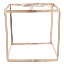  Lamp Shade Holder Farmhouse Metal Iron Lampshade Bracket Golden Frame