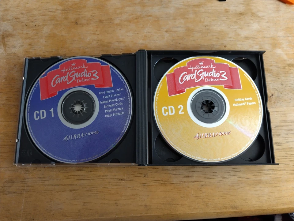 Hallmark Card Studio 3 Deluxe PC CD-Rom 3 Disc Software Set   -A03 - Image 3 of 4