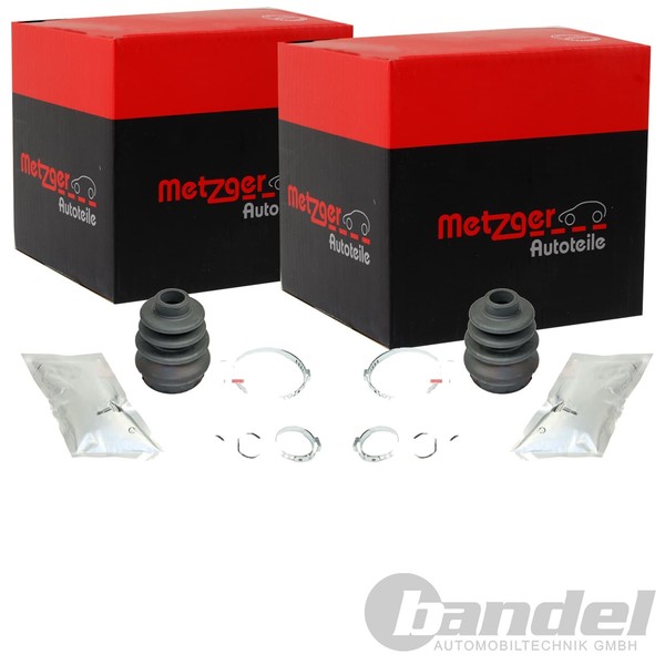 2X Metzger Achsmanschetten Satz Passend FüR Opel Ascona Astra Corsa Kadett-image