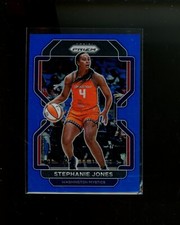 2022 Panini Prizm WNBA Prizms Blue #134 Stephanie Jones /149