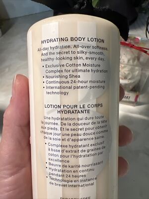 RARE VICTORIAS SECRET HYDRATING BODY LOTION SHEA COTTON MOISTURE