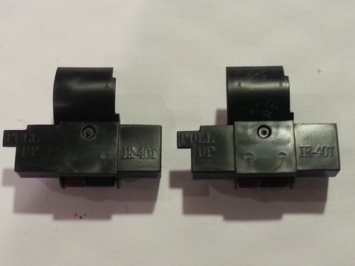 Texas Instruments 5045 SV TI-5045 SV Calculator Ink Roller Black/Red (2 Pack) - 第 1/2 張圖片