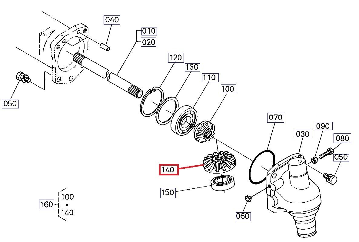 3G70043420 Front Axle Drive Gear Fits Kubota 3G70043420 Front Axle Drive Gear Fits Kubota