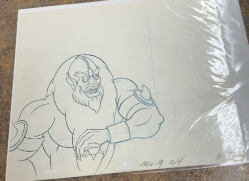 HE-MAN MOTU Original Animation Pencil Production Art Drawing Filmation - Picture 1 of 4