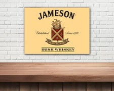Jameson Irish Whiskey  metal sign. Man Cave, Beer Hut. Garage Bar.