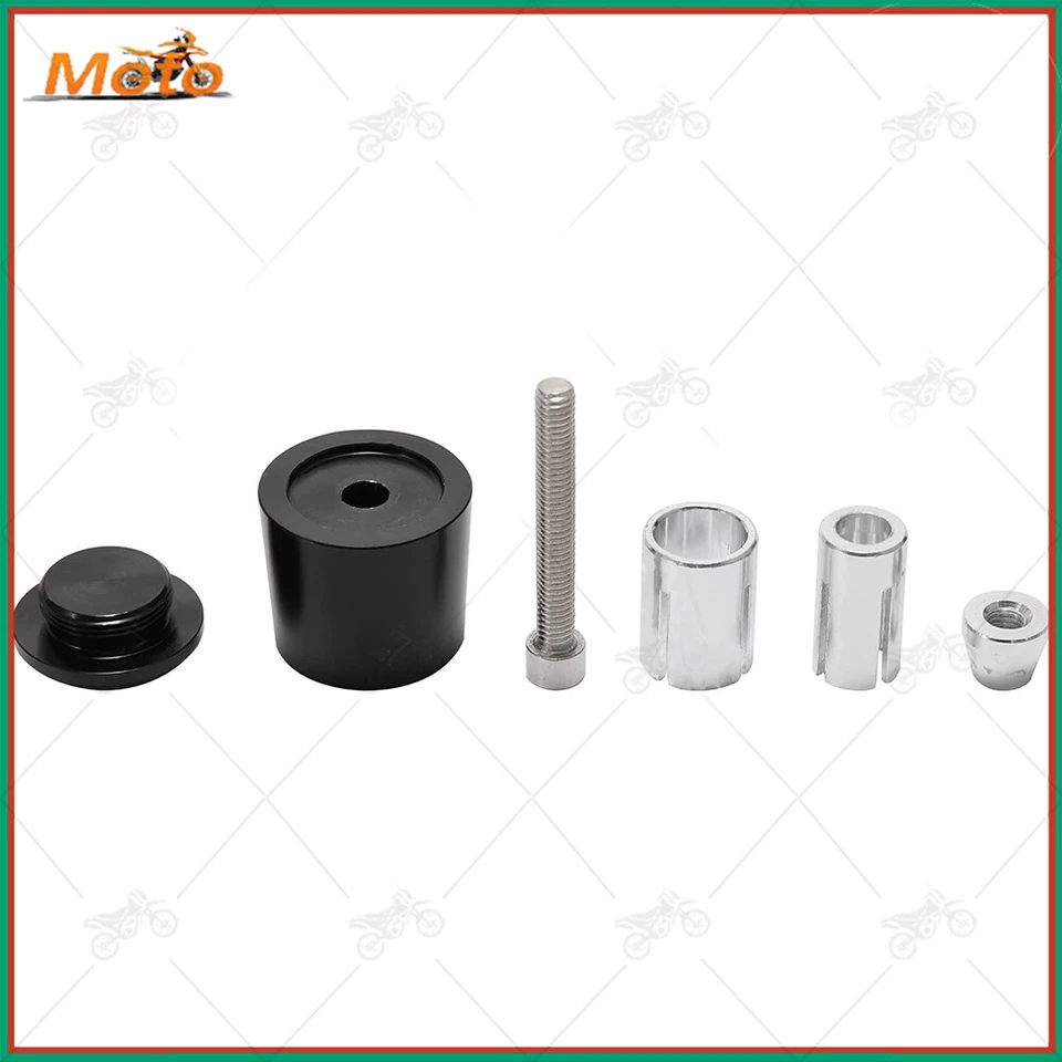 For Kawasaki KFX 450R 700 90 50 Handlebar Plug Slider Bar End Weights Grip Cap Foto 3 de 4