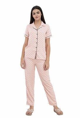 polka dot night suit
