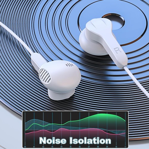 USB Typ C kabelgebundene Ohrhörer Geräuschunterdrückung Stereo Headset mit Mikrofon Lautstärkeregelung - Bild 4 von 7