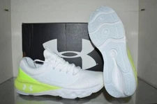 Under Armour Charged Vantage 2 Men's Running Shoes 3024873 107 White/Green NIB