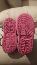 Nike Air Jordan Retro 1 Mid Digital Pink Black Toddler Kid's Girl's Sz 8C Lace