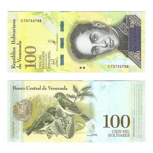 Colección de monedas de Venezuela // 14 billetes // 2-20.000 billetes de denominación // Unci - Imagen 7 de 16