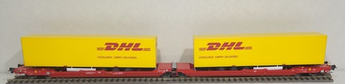 Carrello tascabile Piko Eurotrain H0 72237 T3000e DHL Ep.VI NUOVO & IMBALLO ORIGINALE - Foto 3 di 7