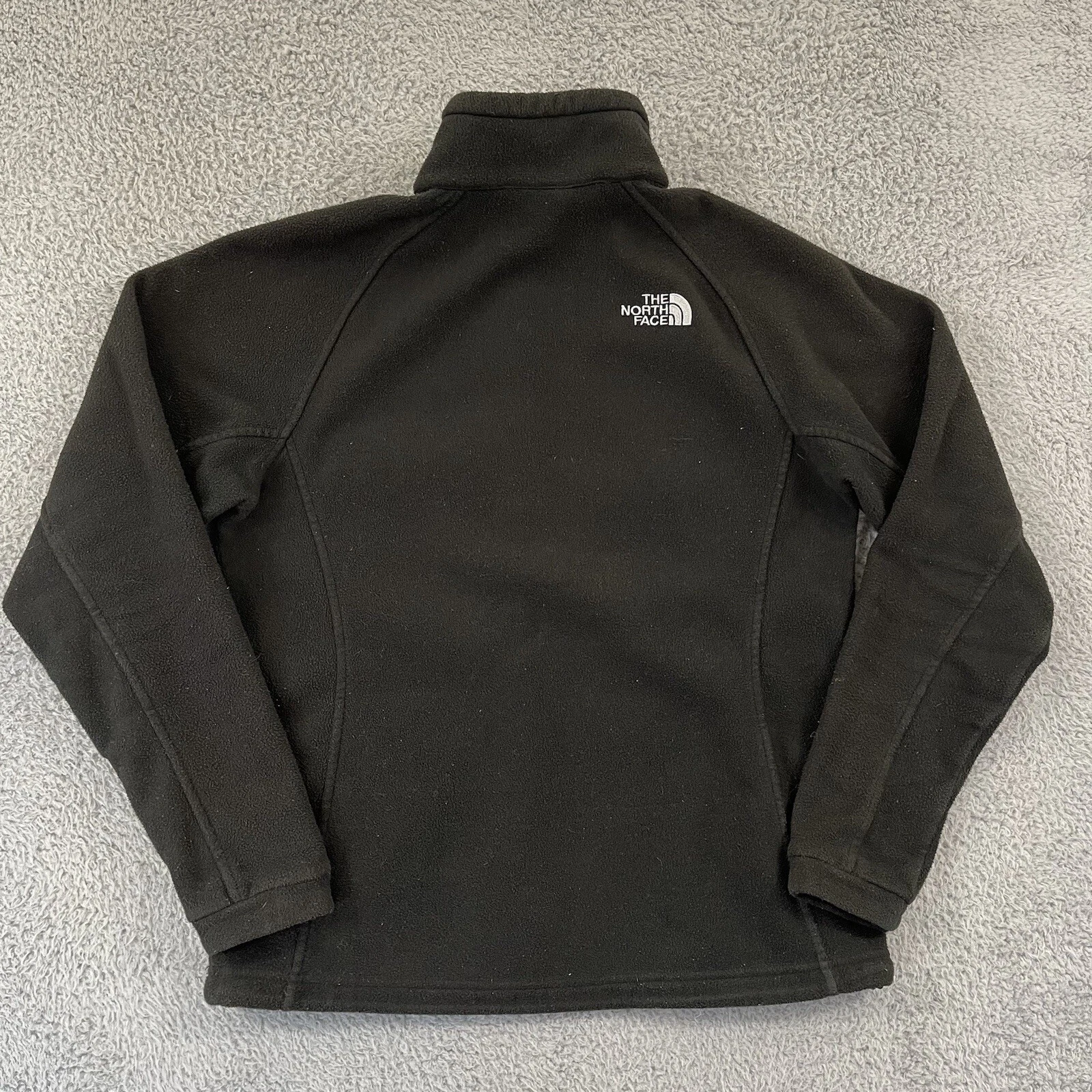 north-face zip fleece pockets ski snow active outdoor jacket
