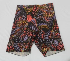 Yitty Women's Mesh Me Smoothing High Waist Short Neon Pink Buttafly Size XS