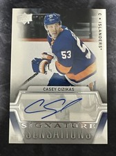 2019-20 Upper Deck Signature Sensations SS-CC Casey Cizikas New York Islanders