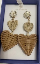 Christian Soriano New York Dangle Heart Earrings