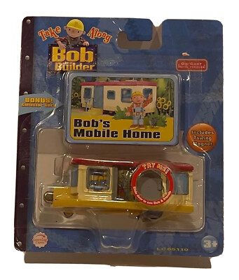 NEW! SEALED! Bob The Builder Take Along Bob's Mobile Home Die