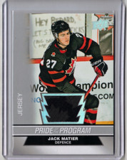 JACK MATIER 22/23 2023 Team Canada Rookie Jersey Pride of the Program SP #77