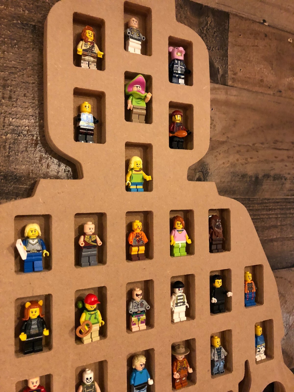 lego minifigure shadow box