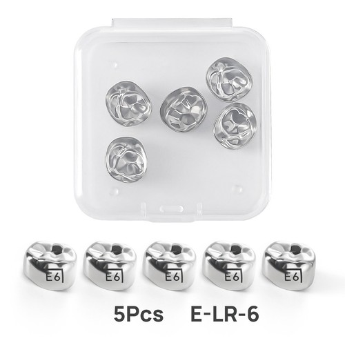 5Pcs Dental Kids Crown Primary Molar Pediatric Crowns Stainless Steel 48 Sizes - Bild 131 von 171