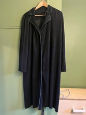 Issey Miyake Pleats Please Black Long Jacket