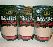 84 Elements Natural Fine Himalayan Pink Salt NON GMO Kosher Lot Of 3 Bags 3 Lbs