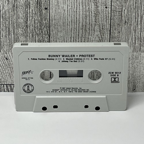 Bunny Wailer Protest Cassette Reggae - Picture 9 of 24