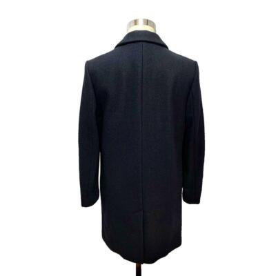 Apace 3 Button Melton Wool Chester Coat Dark Blue | eBay Apace 3 Button Melton Wool Chester Coat Dark Blue | eBay