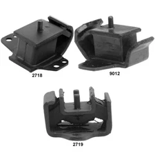 Engine Motor Mounts & Transmission Mount 3PCS for Nissan XTerra 04-00 L4-2.4L