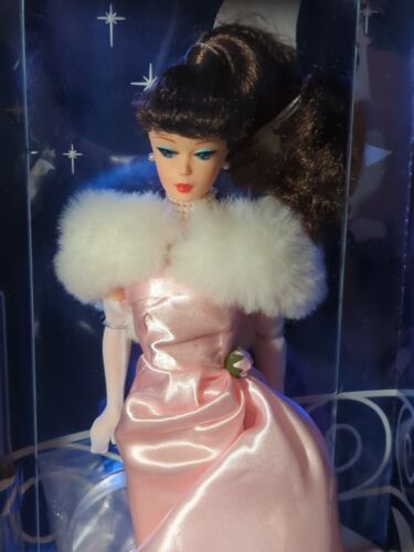 Muñeca Barbie Mattel 15407 1995 noche encantada años 60 moda repro morena - Imagen 2 de 13