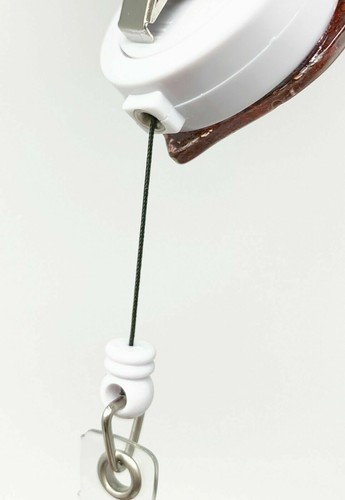 2 in 1 Glitzer Herz Einziehbare Rolle Schwenkclip mit vertikalem Ausweis Ausweis Halter - Bild 3 von 16