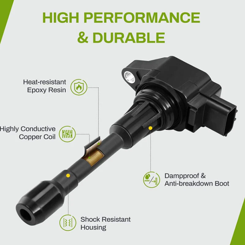 8 件点火线圈 + 铱火花塞 适用于 INFINITI M56 FX50 2011-201 UF549 — 第 4/4 张图片