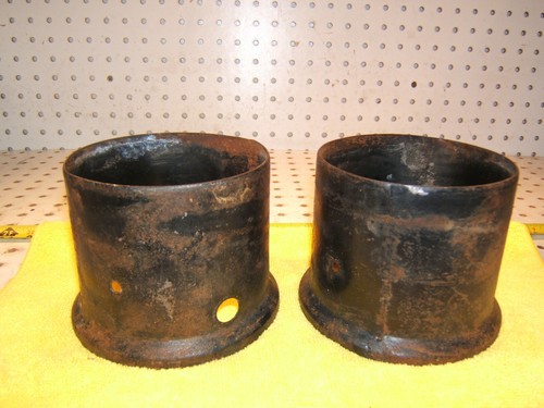 Mercedes W180,W128,W105 Ponton under hood heater air outlets metal Blower 2 Duct - Picture 6 of 12