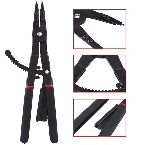 16" Universal Circlip Snap Ring Pliers Tool Set Retaining Ring With Replacement - Picture 8 of 12