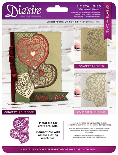 Kit Création Carte Dies Die'sire - Crafter's Companion - Loisir Créatif Scrapbooking - Neuf