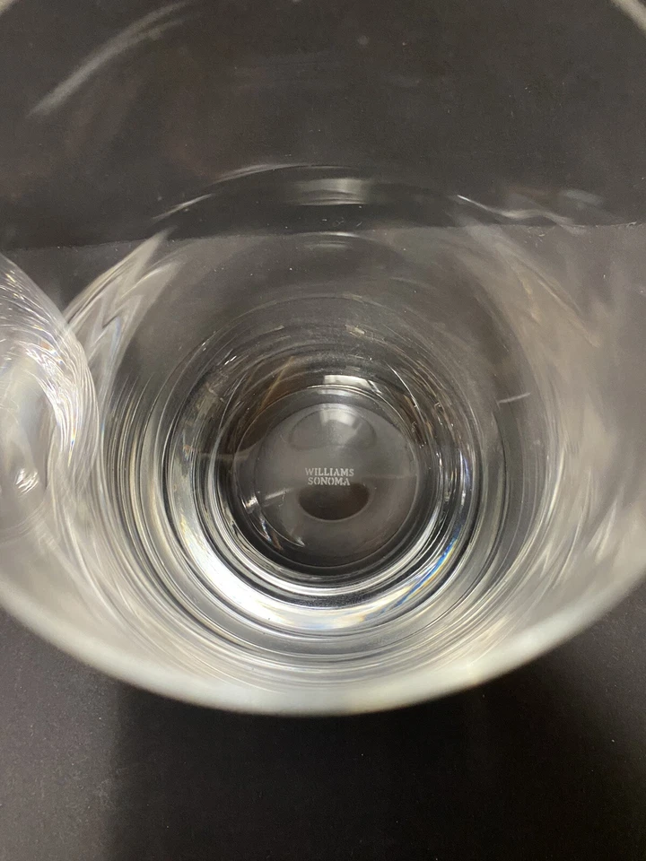 Лот из шести (6) винных бокалов Williams Sonoma Crystal без стержня - Изображение 4 из 4