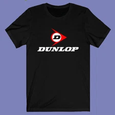 Dunlop Tires Famous Company Men's Black Size S-3XL