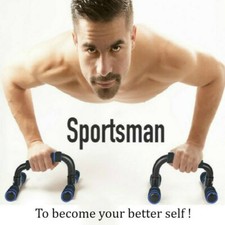 Push-up Stand Bar PVC H-shaped Handle Fitness Equipment Home Gym Training