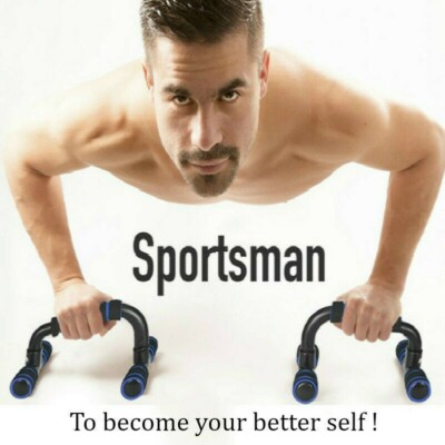 Push-up Stand Bar PVC H-shaped Handle Fitness Equipment Home