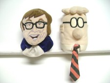 Lot of 2 Silly Slammers Bean Bag Plush AUSTIN POWERS 118 DILBERT 120