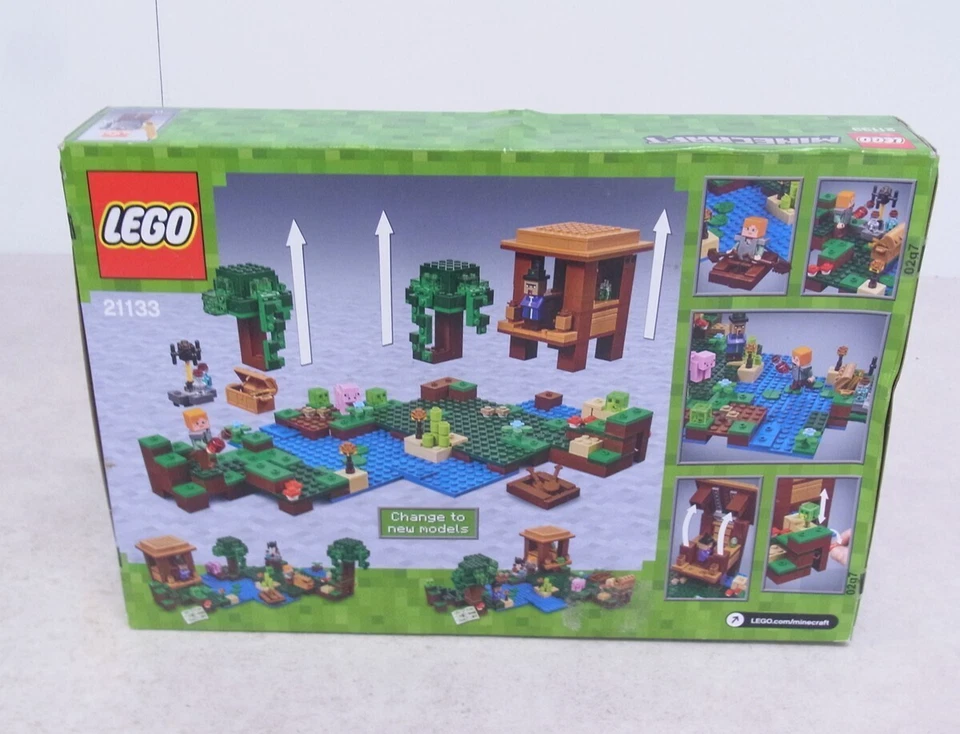 LEGO Minecraft: 21133 The Witch Hut Small Slime New Sealed Box Express F/S - Image 2 of 4