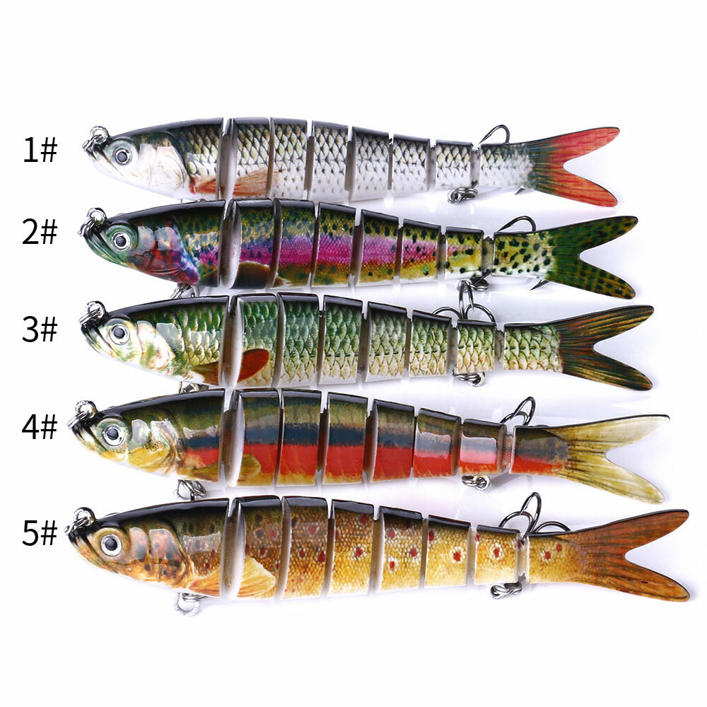 1Pc Multi Jointed Fishing Lures Sinking Wobblers Swimbait Crankbait Hard  Bait